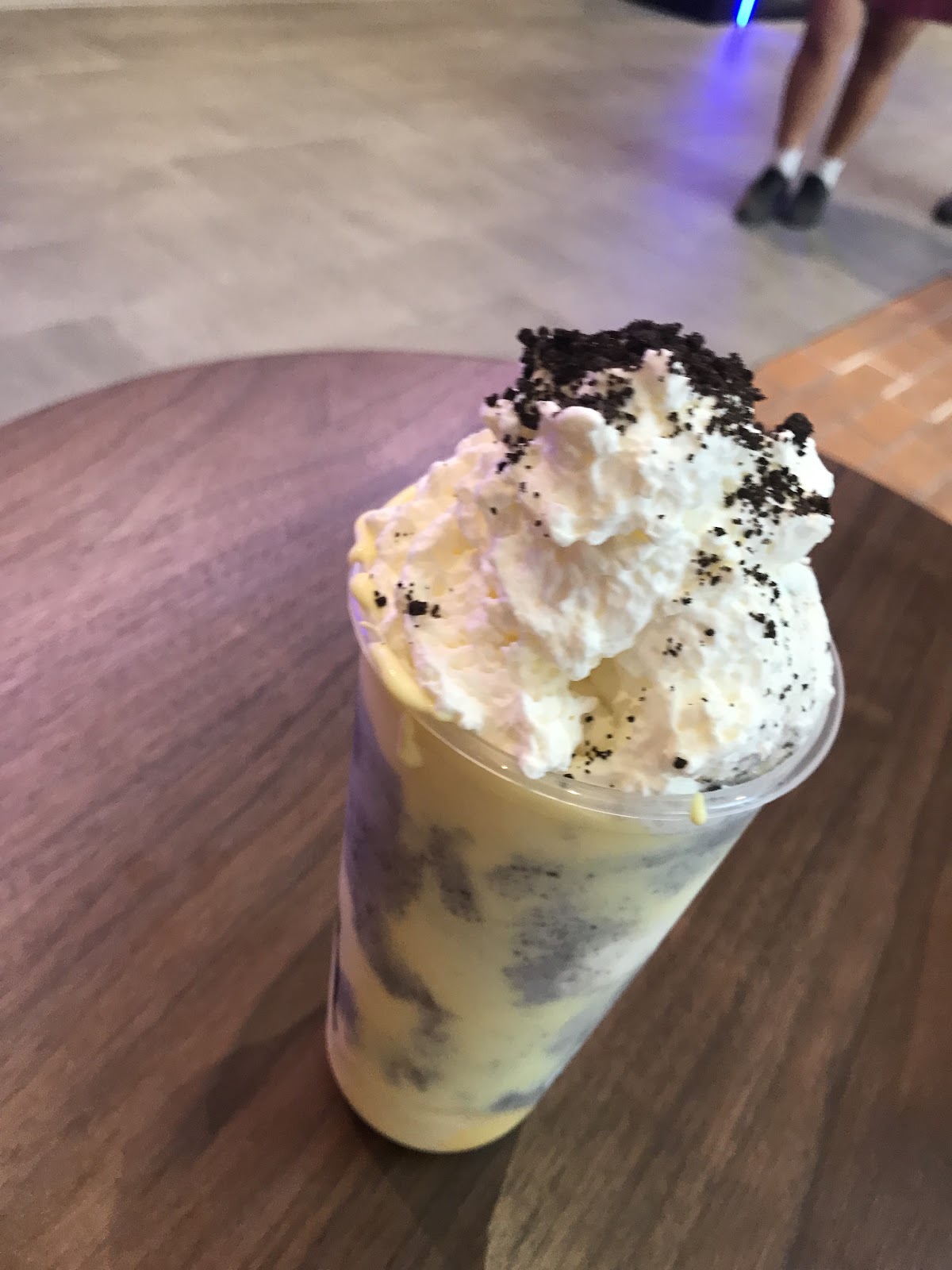 Taro milk drink