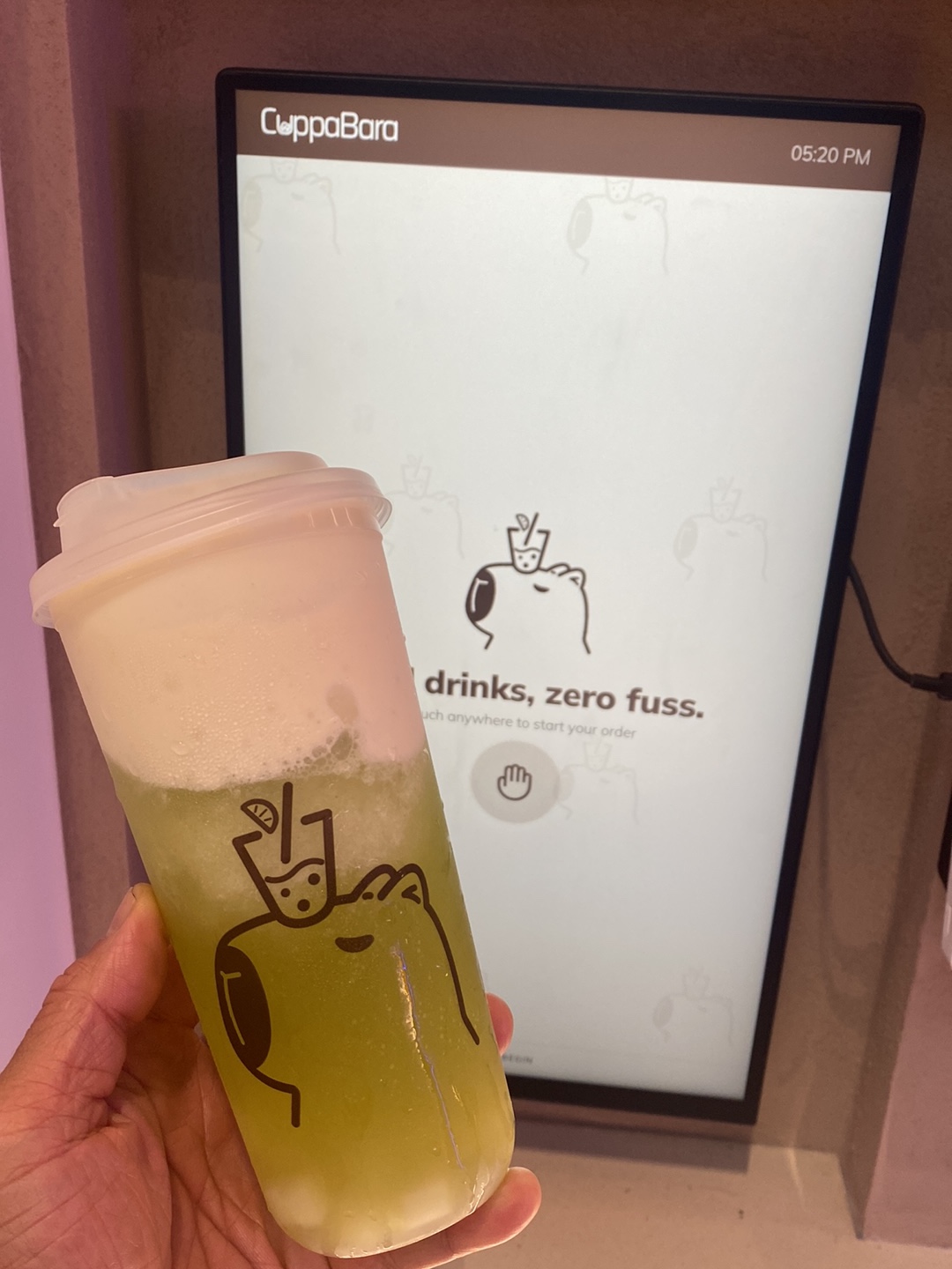 Cuppabara drink counter